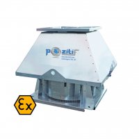 RADYAL ÇATI TİPİ FAN DIŞTAN MOTORLU YATAY ATIŞLI EX PROOF